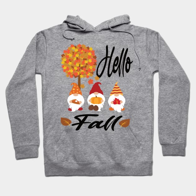 Hello fall 2020 gnomes lovers gift Hoodie by DODG99